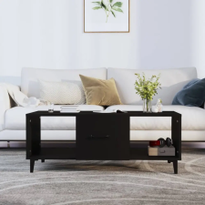 vidaXL fekete szerelt fa dohányzóasztal 102 x 50 x 40 cm bútor