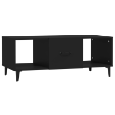 vidaXL fekete szerelt fa dohányzóasztal 102 x 50 x 40 cm (812700) bútor