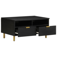 vidaXL fekete szerelt fa dohányzóasztal 80 x 54 x 40 cm (4017661) bútor