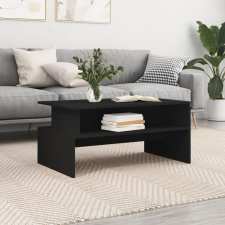 vidaXL fekete szerelt fa dohányzóasztal 90 x 55 x 42,5 cm bútor