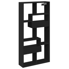 vidaXL fekete szerelt fa faliszekrény 50 x 15 x 100 cm (854554) bútor