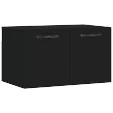 vidaXL fekete szerelt fa faliszekrény 60 x 36,5 x 35 cm (830013) bútor