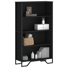 vidaXL fekete szerelt fa könyvszekrény 80 x 31 x 137,5 cm bútor
