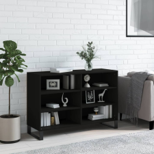 vidaXL fekete szerelt fa tálalószekrény 103,5 x 35 x 70 cm bútor