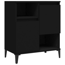 vidaXL fekete szerelt fa tálalószekrény 60 x 35 x70 cm (821149) bútor