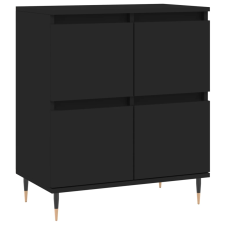 vidaXL fekete szerelt fa tálalószekrény 60 x 35 x70 cm (831205) bútor