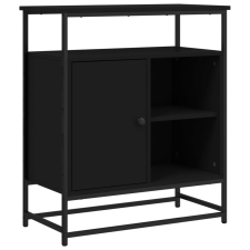 vidaXL fekete szerelt fa tálalószekrény 60 x 35 x 80 cm (835544) bútor