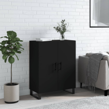 vidaXL fekete szerelt fa tálalószekrény 69,5 x 34 x 90 cm bútor