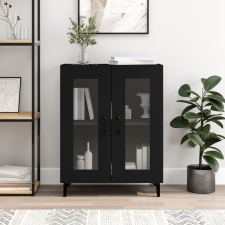 vidaXL fekete szerelt fa tálalószekrény 69,5 x 34 x 90 cm bútor