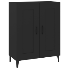 vidaXL fekete szerelt fa tálalószekrény 69,5 x 34 x 90 cm (812142) bútor