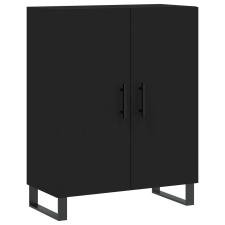 vidaXL fekete szerelt fa tálalószekrény 69,5 x 34 x 90 cm (827749) bútor