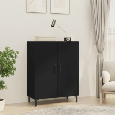vidaXL fekete szerelt fa tálalószekrény 70 x 34 x 90 cm bútor
