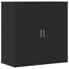 vidaXL fekete szerelt fa tálalószekrény 79 x 38 x 80 cm (840514) bútor