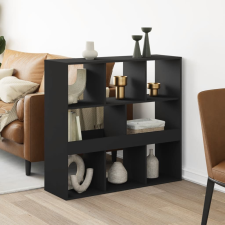 vidaXL fekete szerelt fa térelválasztó 100 x 33 x 94,5 cm bútor