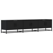 vidaXL fekete szerelt fa TV-szekrény 180 x 35 x 41 cm (3300785) bútor