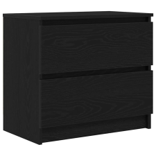 vidaXL fekete szerelt fa TV-szekrény 60x35x54 cm (861779) bútor