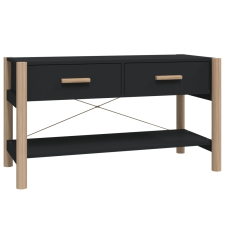 vidaXL fekete szerelt fa TV-szekrény 82x38x45 cm (345661) bútor