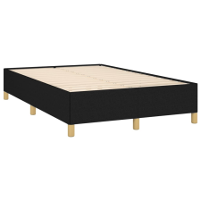 vidaXL fekete szövet ágykeret 120 x 190 cm (379517) ágy és ágykellék