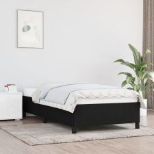 vidaXL fekete szövet ágykeret 90x190 cm ágy és ágykellék