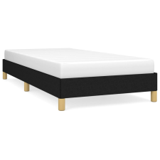 vidaXL fekete szövet ágykeret 90x190 cm (346780) ágy és ágykellék