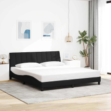 vidaXL fekete szövet ágykeret matrac nélkül 180 x 200 cm ágy és ágykellék