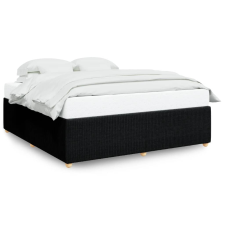 vidaXL fekete szövet ágykeret matrac nélkül 180 x 200 cm (3284958) ágy és ágykellék
