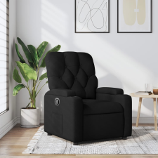 vidaXL fekete szövet dönthető fotel bútor