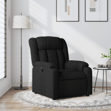 vidaXL fekete szövet dönthető fotel bútor