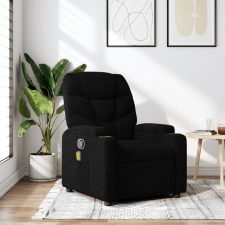 vidaXL fekete szövet dönthető masszázsfotel masszázsfotel