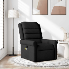 vidaXL fekete szövet dönthető masszázsfotel masszázsfotel