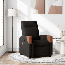 vidaXL fekete szövet dönthető masszázsfotel masszázsfotel