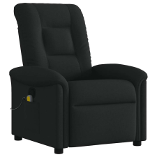 vidaXL fekete szövet dönthető masszázsfotel (4015628) masszázsfotel