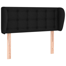 vidaXL fekete szövet fejtámla szárnyakkal 103x23x78/88 cm (3117570) ágy és ágykellék