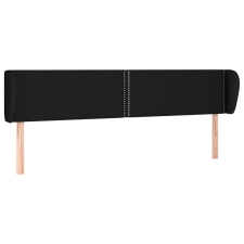 vidaXL fekete szövet fejtámla szárnyakkal 183x23x78/88 cm (3117020) ágy és ágykellék