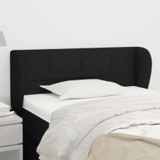 vidaXL fekete szövet fejtámla szárnyakkal 83x23x78/88 cm ágy és ágykellék
