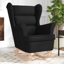 vidaXL fekete szövet hintaszék 74 x 90 x 102 cm bútor