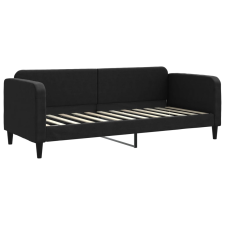 vidaXL fekete szövet kanapéágy 80 x 200 cm (354030) ágy és ágykellék