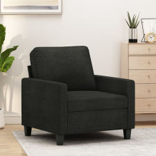 vidaXL fekete szövet kanapéfotel 60 cm bútor