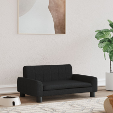 vidaXL fekete szövet kutyaágy 70 x 45 x 30 cm szállítóbox, fekhely kutyáknak