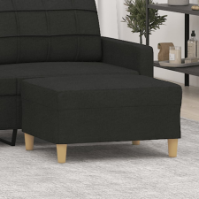 vidaXL fekete szövet lábzsámoly 70x55x41 cm bútor