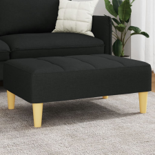 vidaXL fekete szövet lábzsámoly 77x55x31 cm bútor