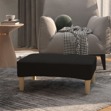 vidaXL fekete szövet lábzsámoly 78 x 56 x 32 cm bútor