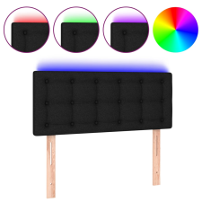 vidaXL fekete szövet LED-es fejtámla 100x5x78/88 cm (3122038) ágy és ágykellék