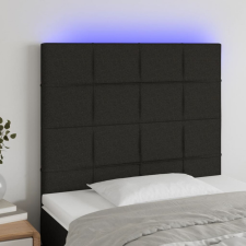 vidaXL fekete szövet LED-es fejtámla 80x5x118/128 cm ágy és ágykellék