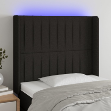 vidaXL fekete szövet LED-es fejtámla 83x16x118/128 cm ágy és ágykellék