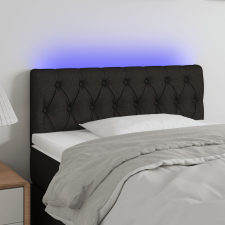 vidaXL fekete szövet LED-es fejtámla 90 x 7 x 78/88 cm ágy és ágykellék