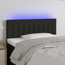 vidaXL fekete szövet LED-es fejtámla 90x5x78/88 cm ágy és ágykellék