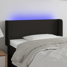 vidaXL fekete szövet LED-es fejtámla 93 x 16 x 78/88 cm ágy és ágykellék