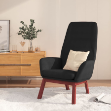 vidaXL fekete szövet pihenőfotel bútor