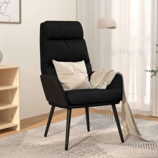 vidaXL fekete szövet pihenőfotel bútor